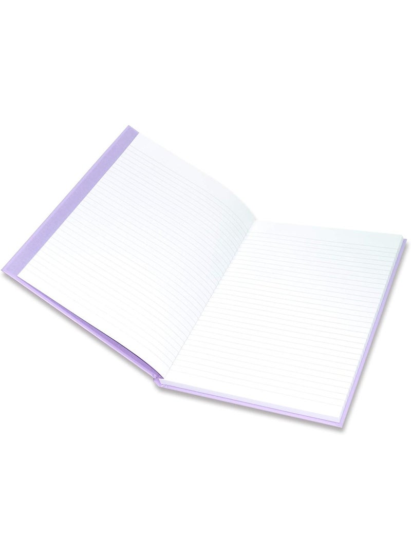 FIS Neon Hard Cover Notebook Single Line A4, 100-Sheets, Taro 5-Piece - FSNBA4N274 - Image 3